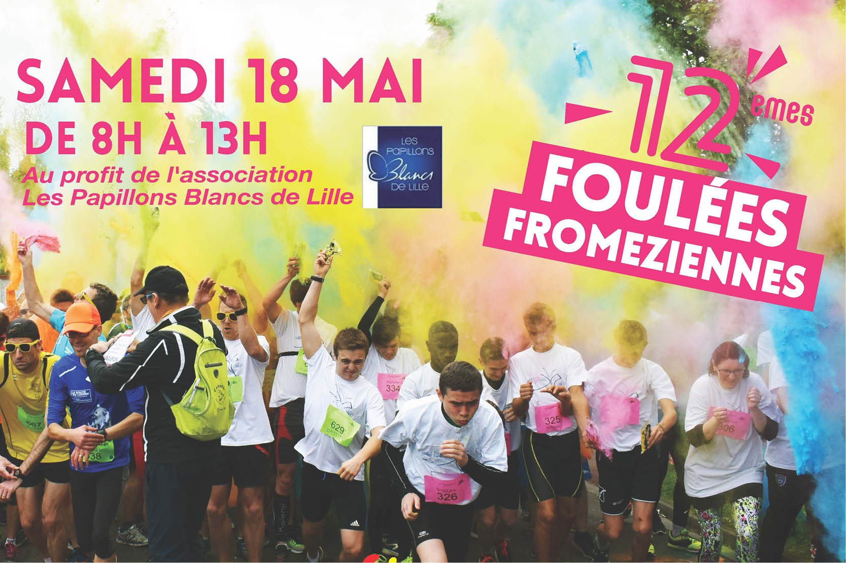 12e Foulées froméziennes Haubourdin 18 mai 2019 Papillons Blancs de Lille