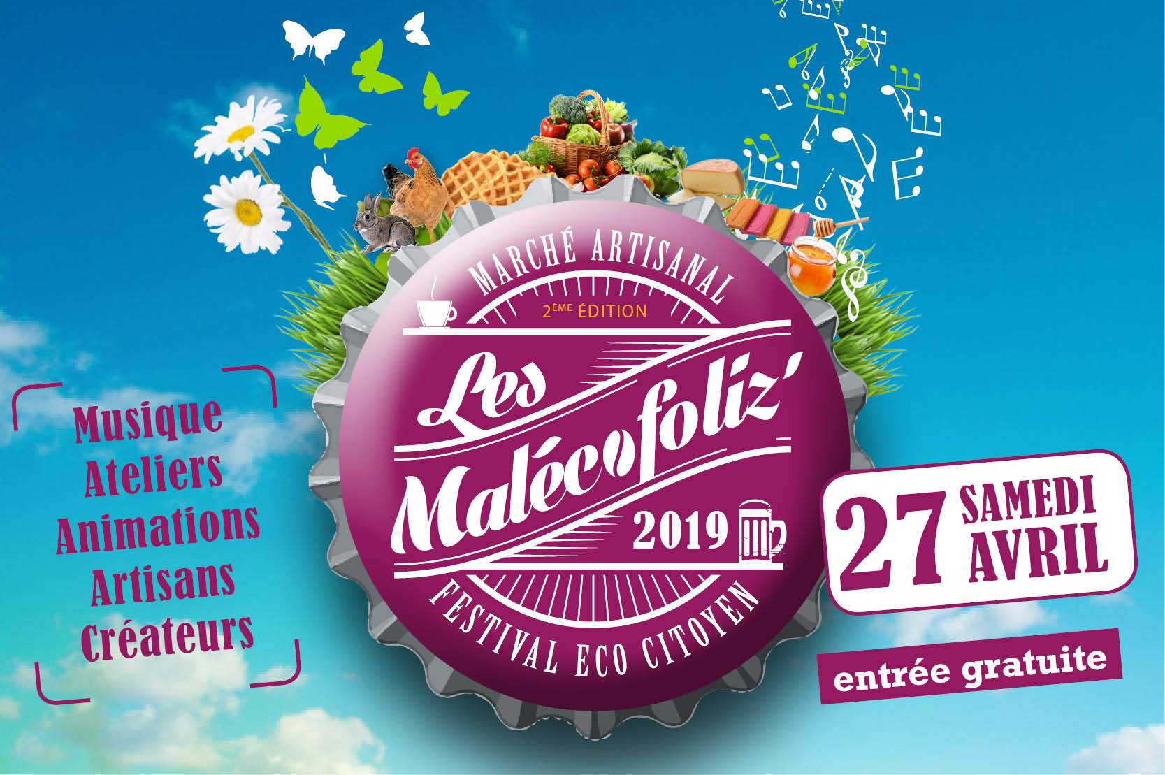 Malécofoliz' Armentières Esat 2019 Les Papillons Blancs de Lille